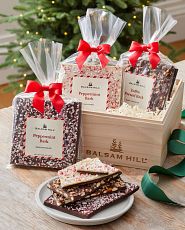 Chocolate bark Christmas gift box